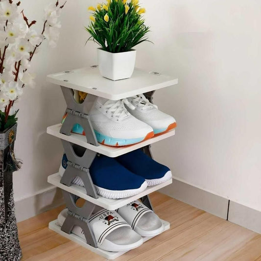 4 Layer Shoes Organizer Easy Storage