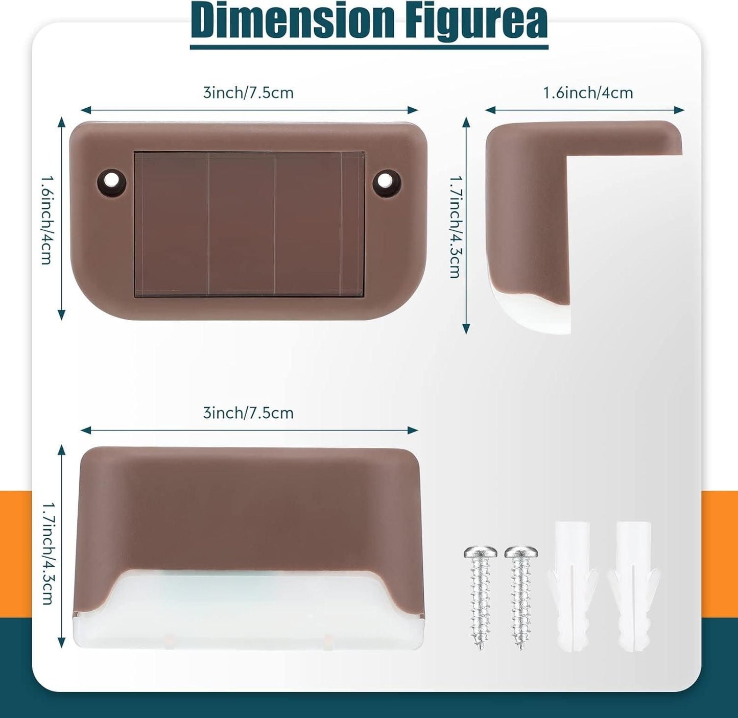 Solar Deck Lights (Pack of 4 and 8)