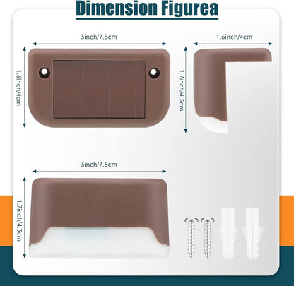 Solar Deck Lights (Pack of 4 and 8)