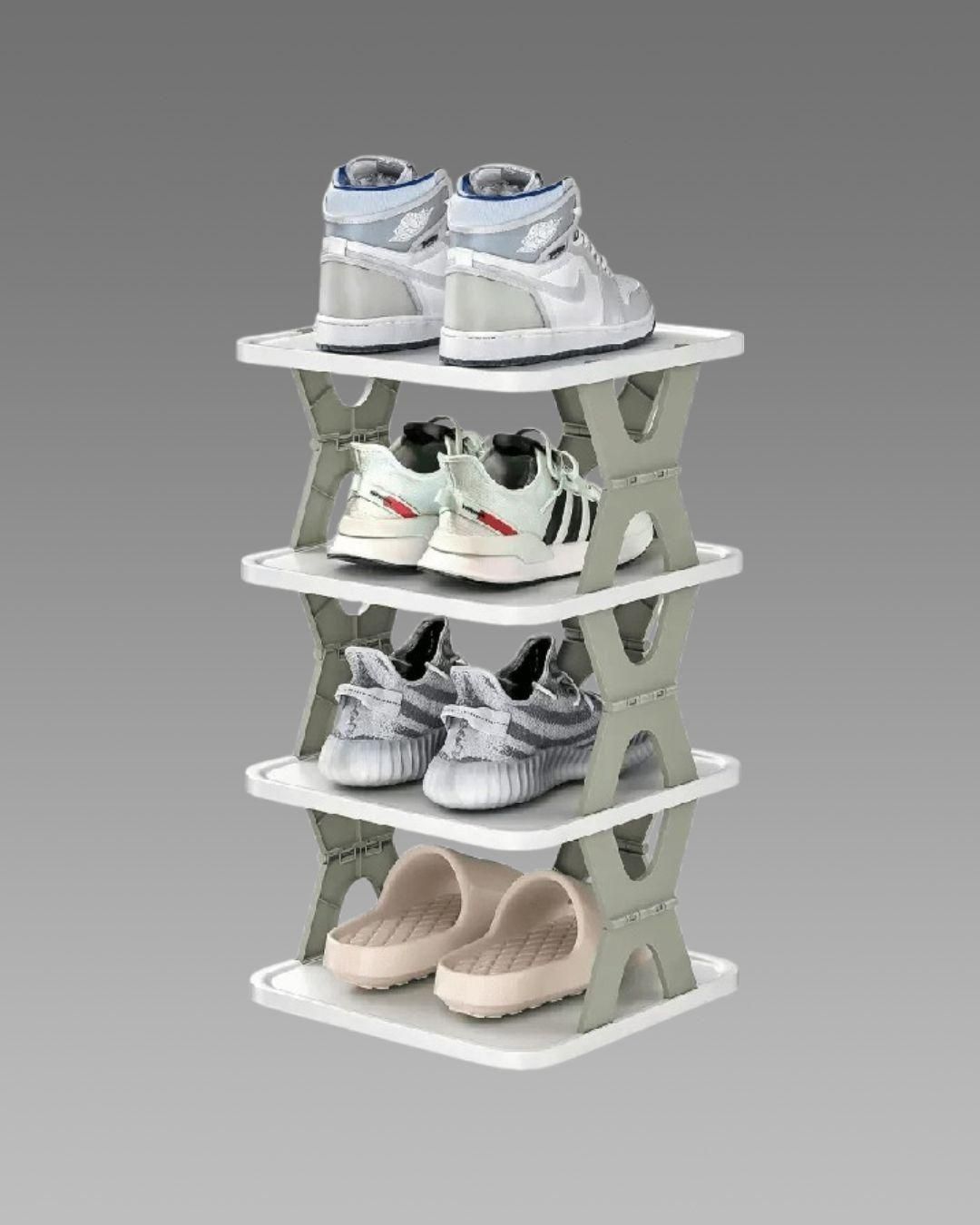 4 Layer Shoes Organizer Easy Storage