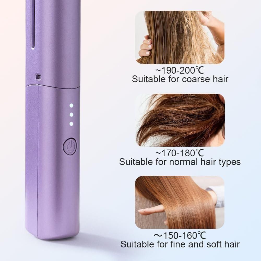 Portable Mini Hair Comb Straightener