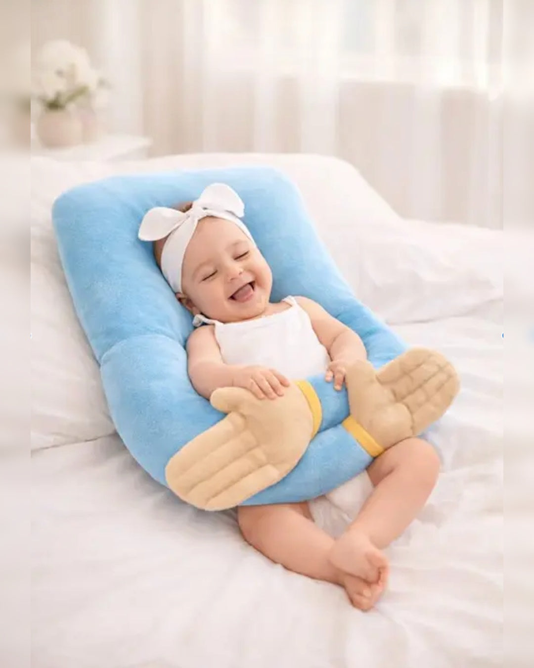 Baby Hugging Pillow for Head Shaping