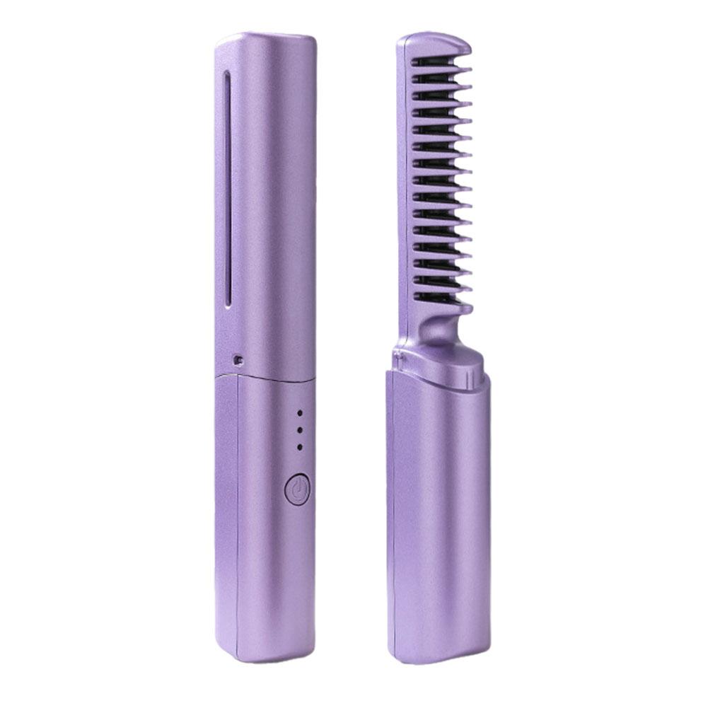 Portable Mini Hair Comb Straightener